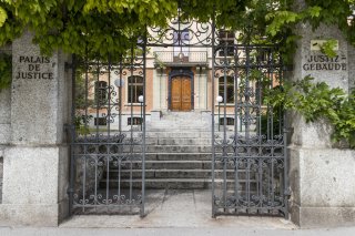 Le Palais de Justice et Tribunal cantonal valaisan.